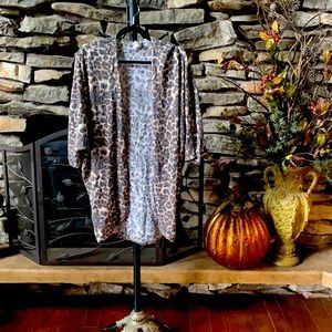 Leopard Print Kimono